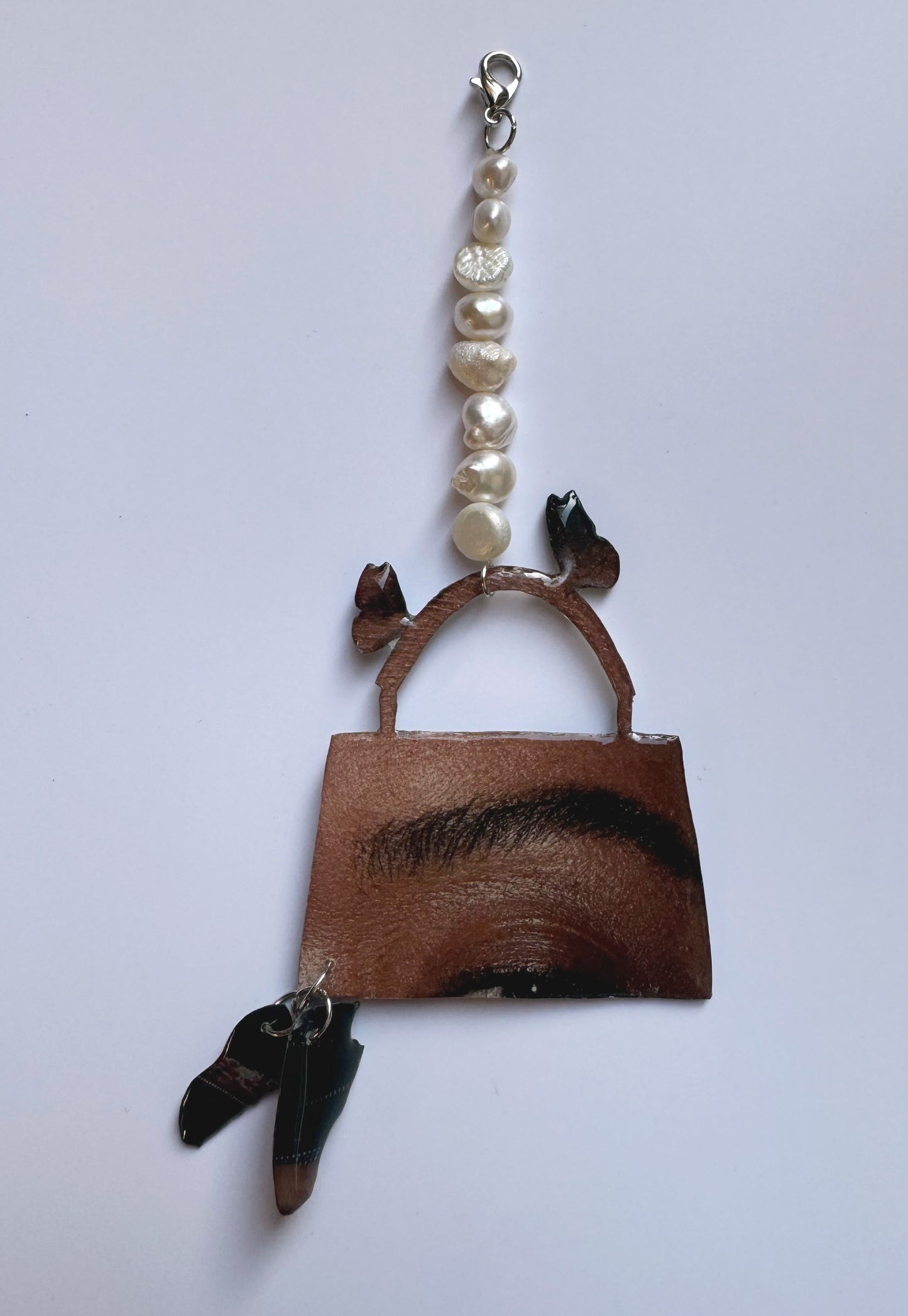 virgil abloh louis vuitton purse with nike offwhites (lil pic charm)