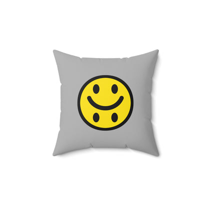 Copy of Smile'd Accent Pillow - Light Grey