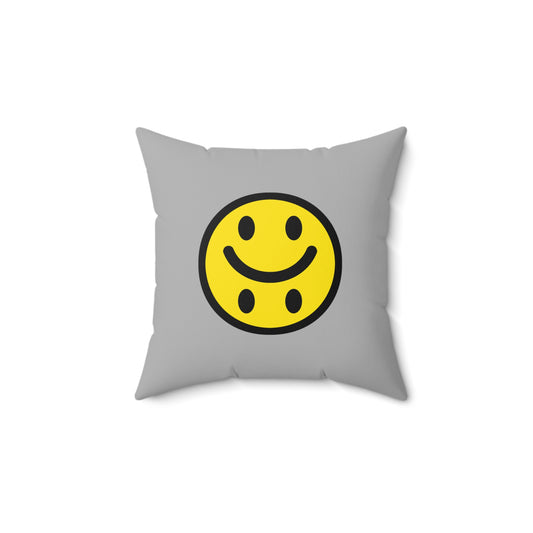 Copy of Smile'd Accent Pillow - Light Grey