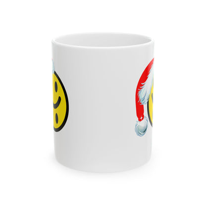 Christmas Smile'd White Ceramic Mug 11oz