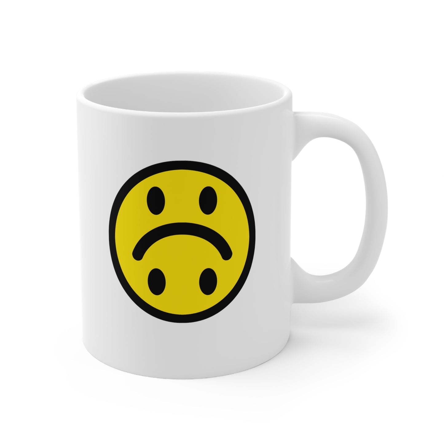 Smile'd White Ceramic Mug 11oz