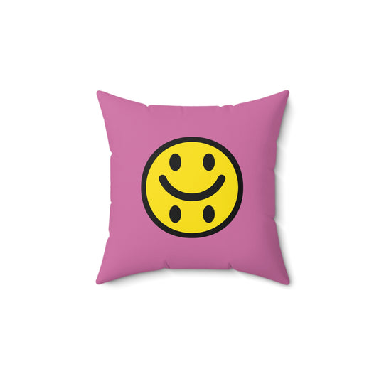 Smile'd Accent Pillow - Pink