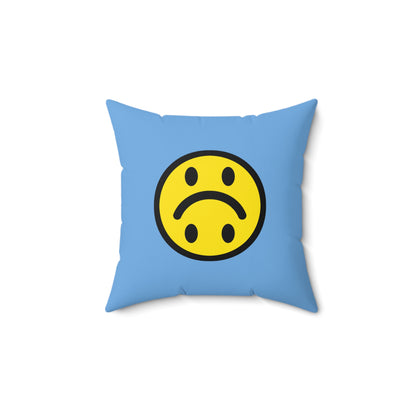 Smile'd Accent Pillow - Light Blue