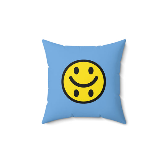 Smile'd Accent Pillow - Light Blue