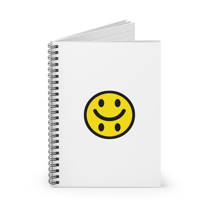 Smile'd Spiraled Notebook - Ruled Line