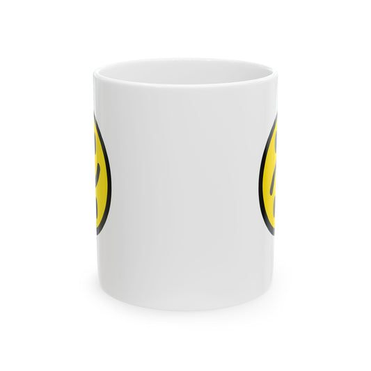 Smile'd White Ceramic Mug 11oz