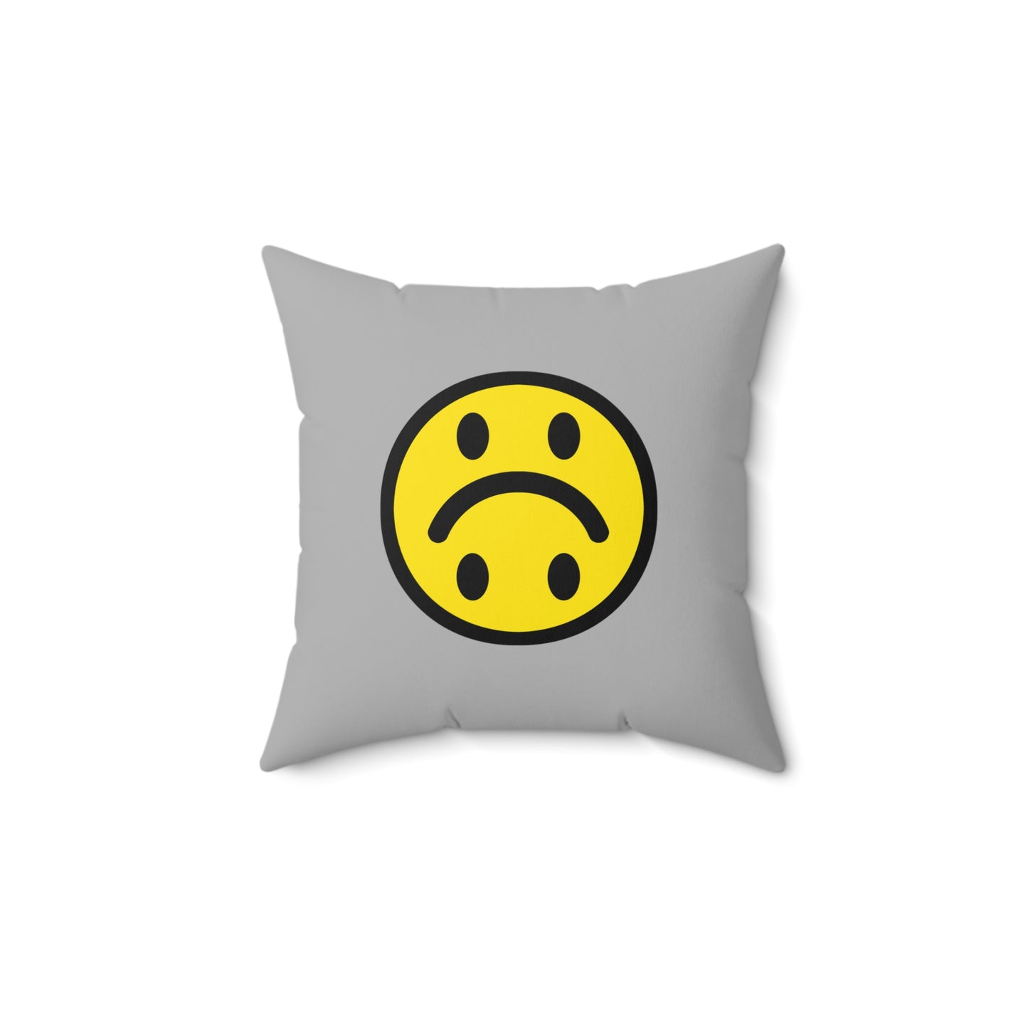 Copy of Smile'd Accent Pillow - Light Grey