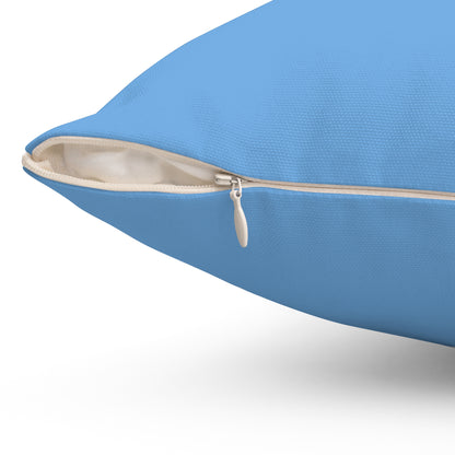 Smile'd Accent Pillow - Light Blue