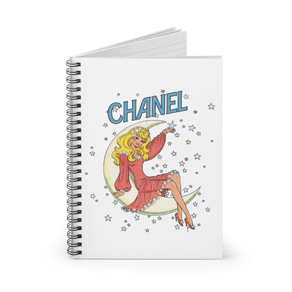 Fashion Barbie Spiral Notebook - Ruled Line, Chanel