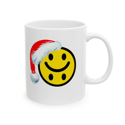Christmas Smile'd White Ceramic Mug 11oz